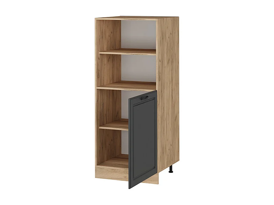 Ovenombouwkast antraciet landhuis 60x57x143 r-line