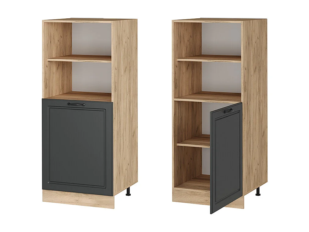 Mobile per forno da incasso antracite casa di campagna 60x57x143 r-line