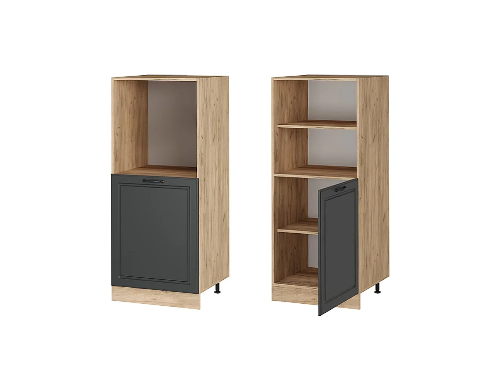 Mobile per forno da incasso Antracite rustico 60x57x143 r-line