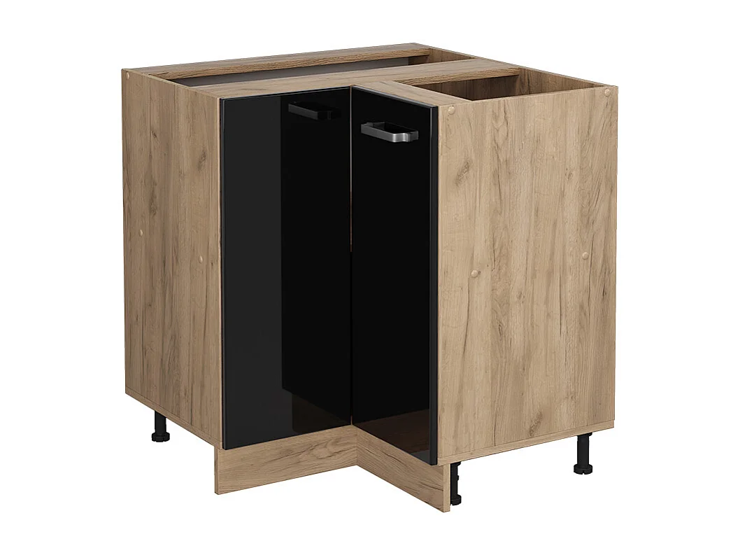 Meuble dangle noir haute brillance 75.6x46x81.6 r-line