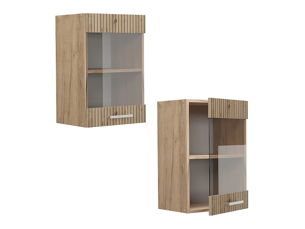Küchenglasschrank artisan-eiche 40x31x60 r-line