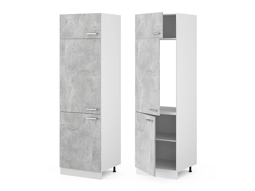 Armoire pour frigo béton 60x57.2x206.8 r-line