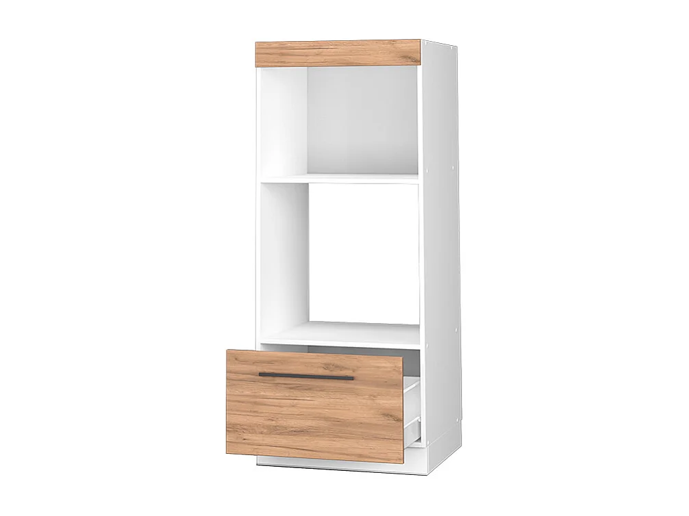 Armoire micro-ondes chêne de force doré 60x58.1x153.6 fame-line