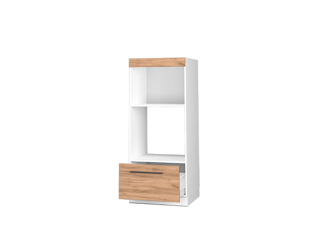 Armoire micro-ondes chêne de force doré 60x58.1x153.6 fame-line