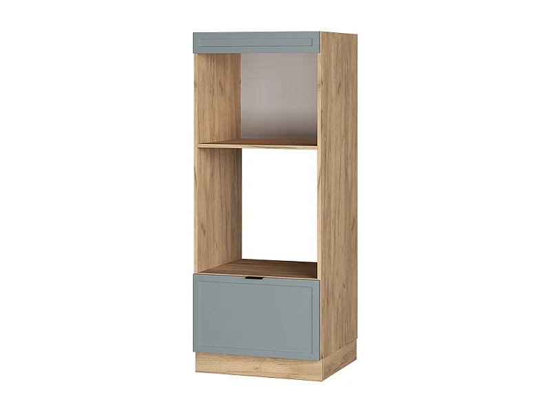 Armário de micro-ondas azul acinzentado claro 60x58.1x153.6 fame-line