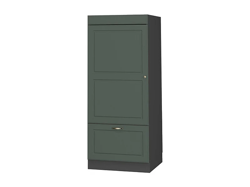 Armoire micro-ondes vert or campagne 60x58.1x153.6 fame-line