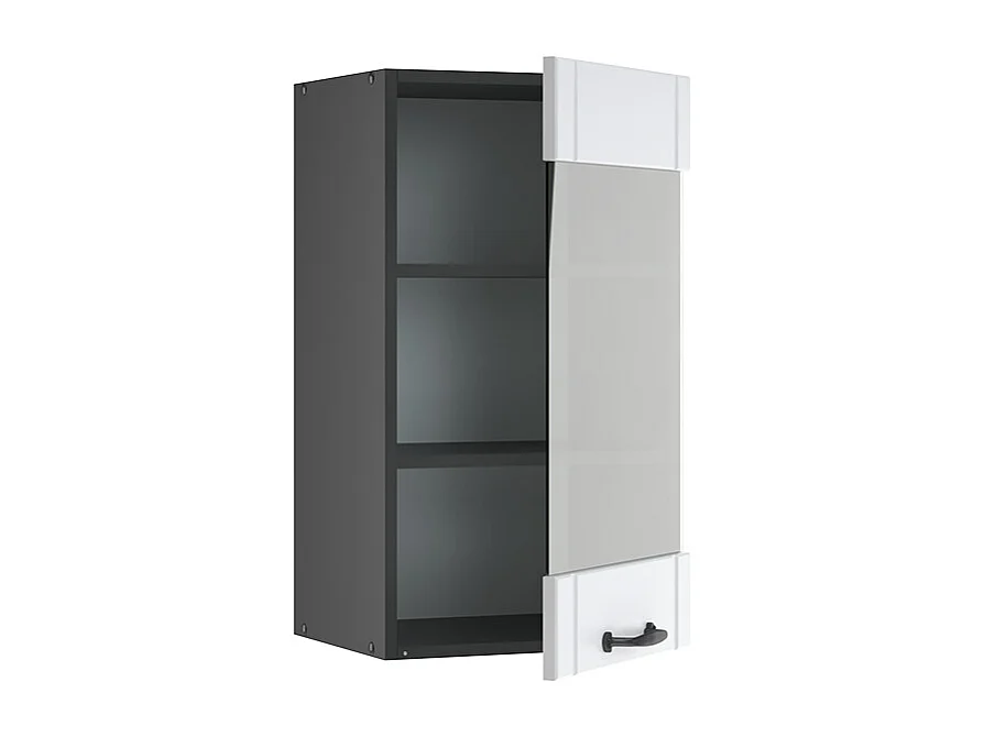 Armario de cocina con vidrio blanco casa de campo 40x34.1x72 fame-line