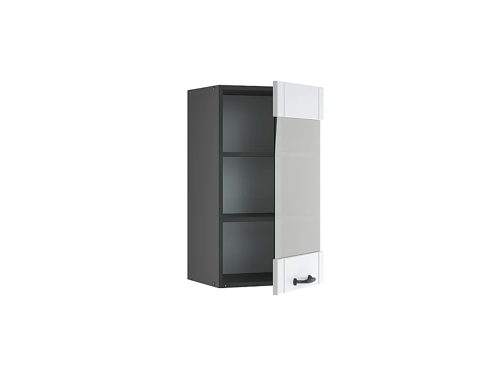 Armoire en verre blanc campagne 40x34.1x72 fame-line