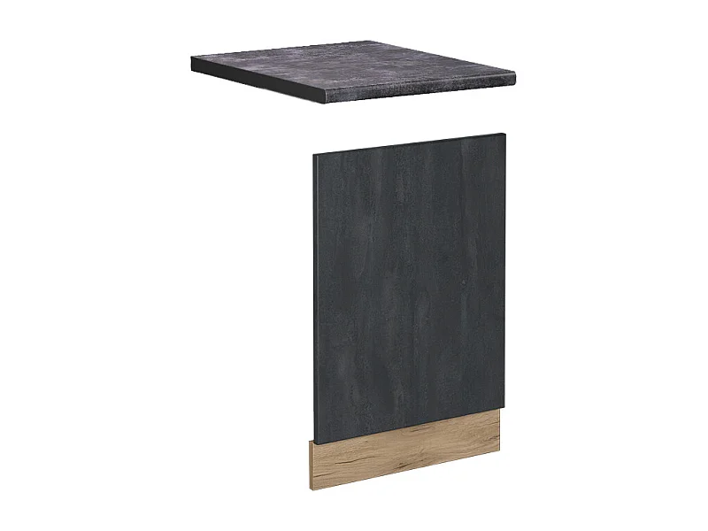 Panel frontal hormigón negro 45x1.6x57.2 r-line