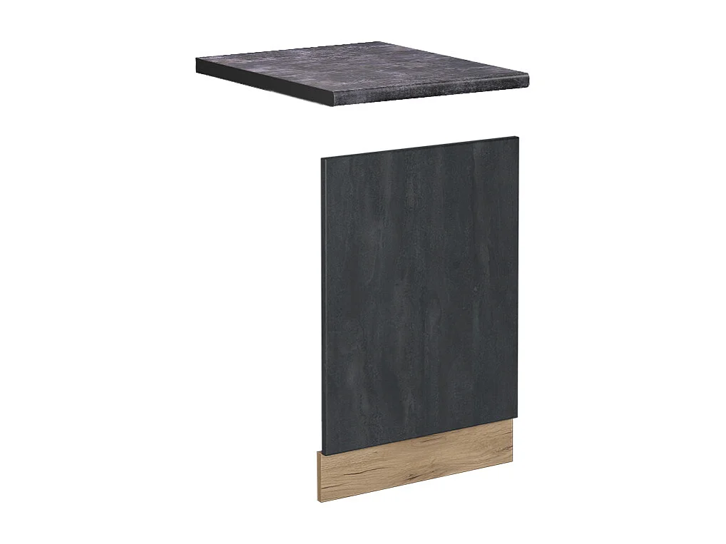 Panel frontal hormigón negro 45x1.6x57.2 r-line