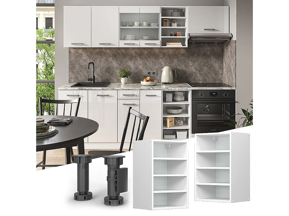 Armário de parede branco 40x29x60 r-line