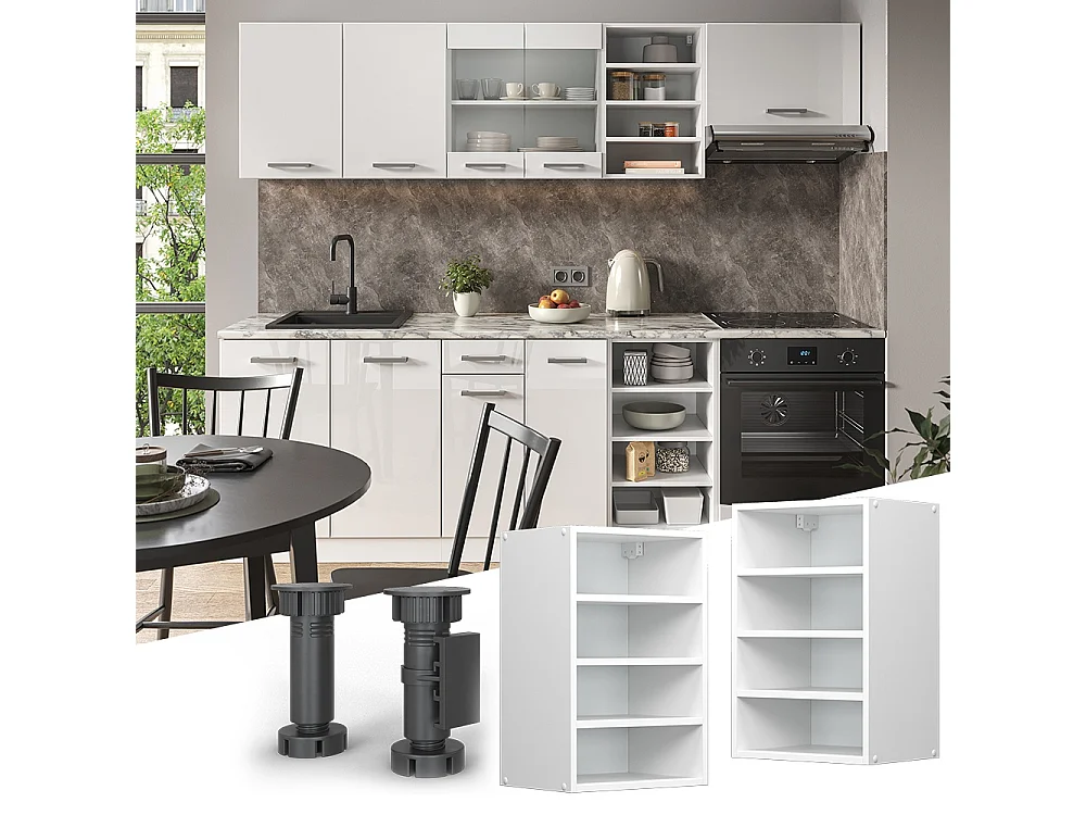 Hanging cabinet white 40x29x60 r-line