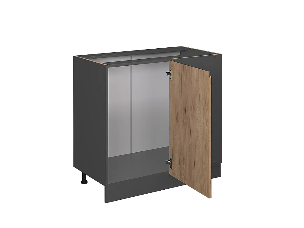 Corner cabinet gold power oak 86x46x81.6 r-line
