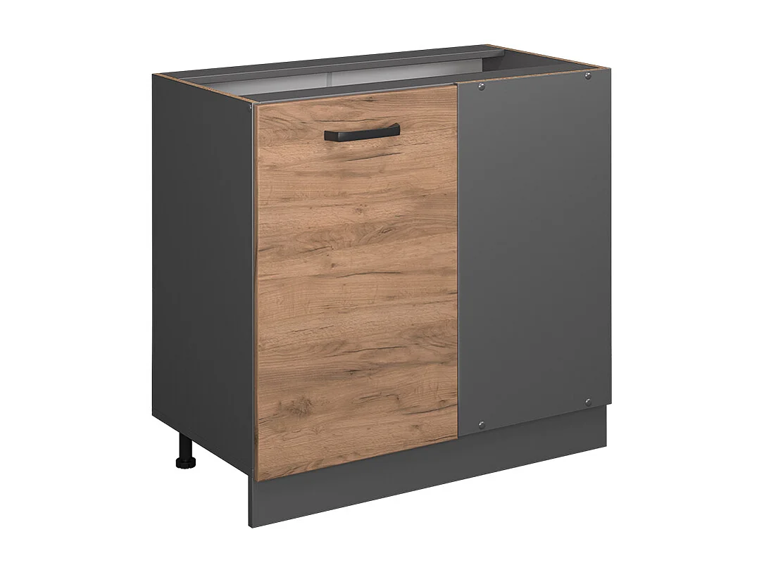 Meuble dangle chêne de force doré 86x46x81.6 r-line