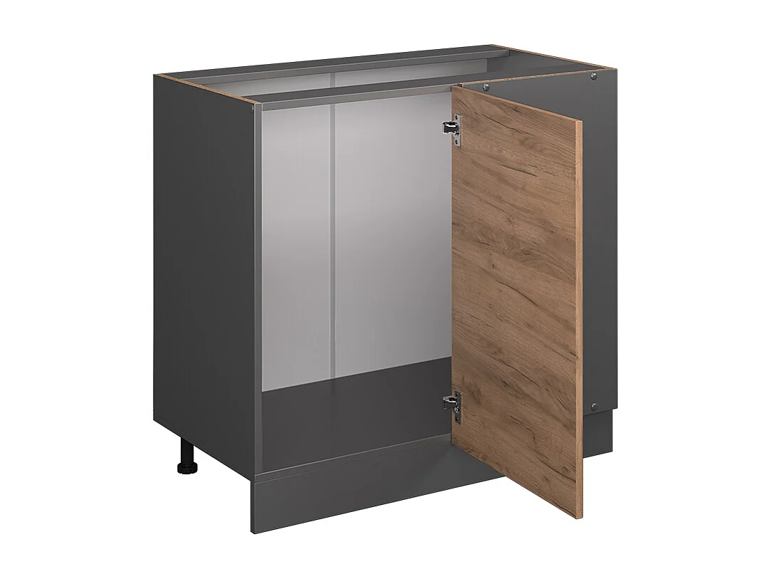 Meuble dangle chêne de force doré 86x46x81.6 r-line