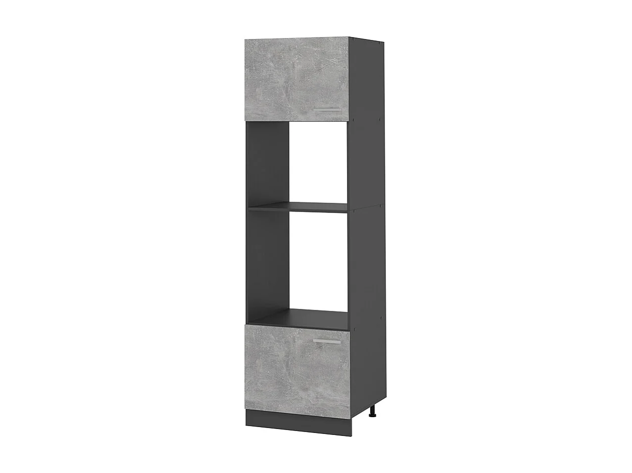 Armario para microondas hormigón 60x57.2x206.8 r-line