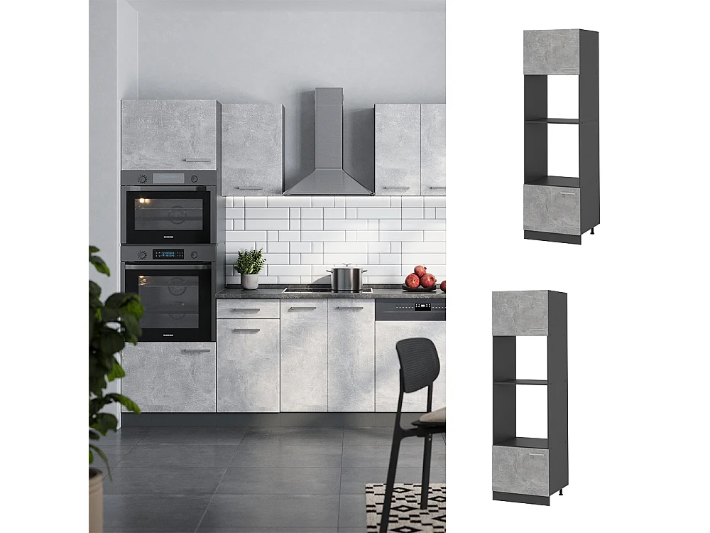 Magnetronkast beton 60x57.2x206.8 r-line