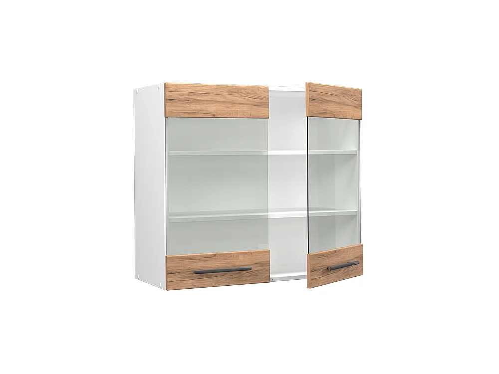 Mobile da cucina in vetro Rovere dorato 80x34.1x72 fame-line