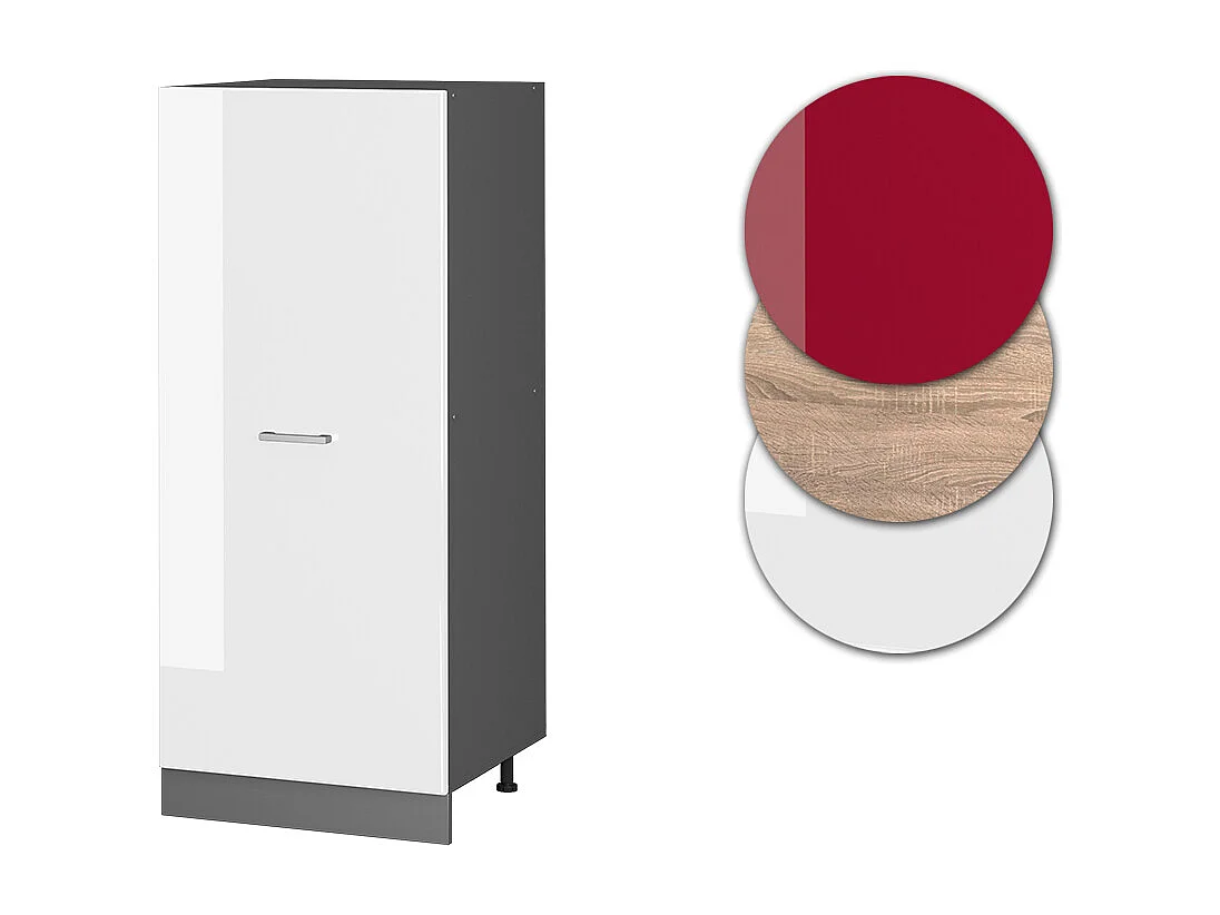 Armoire haute blanc haute brillance 60x57x143 r-line