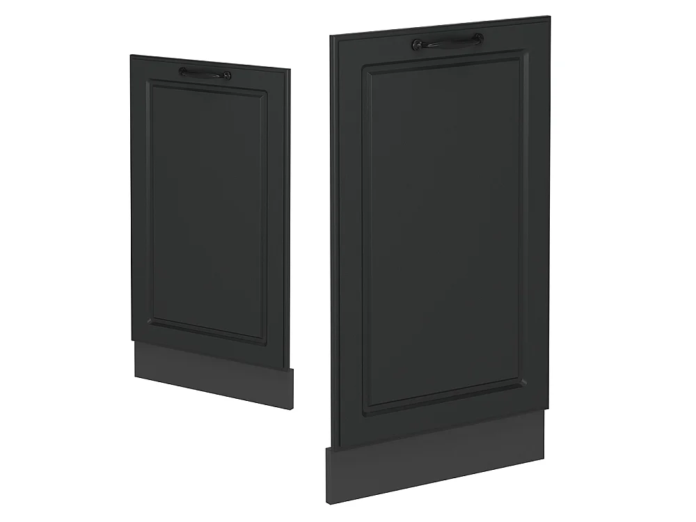 Façade de lave-vaisselle anthracite campagne 45x1.6x81.8 r-line
