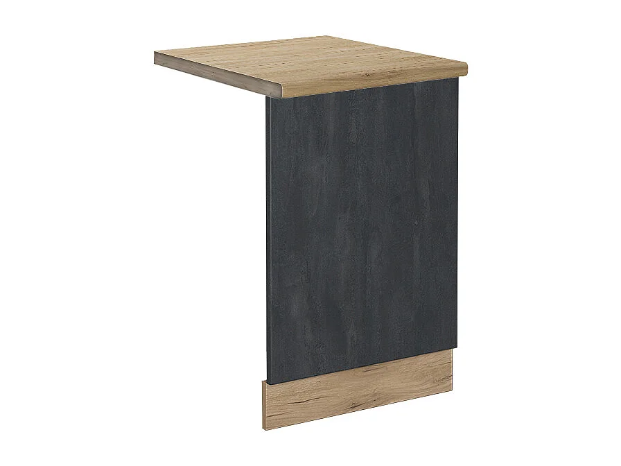 Panel frontal hormigón negro 45x1.6x57.2 r-line