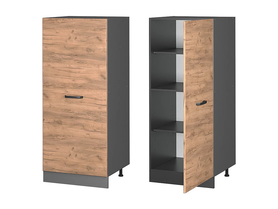 Armoire haute chêne de force doré 60x57x143 r-line