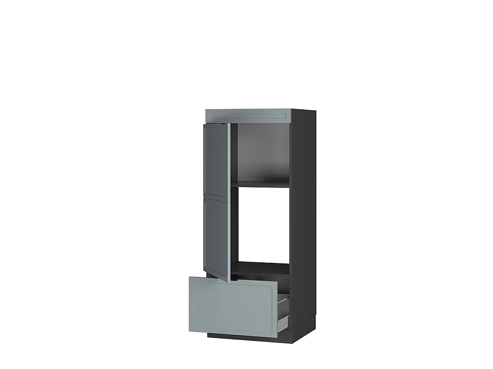 Magnetronkast licht blauw-grijs 60x58.1x153.6 fame-line