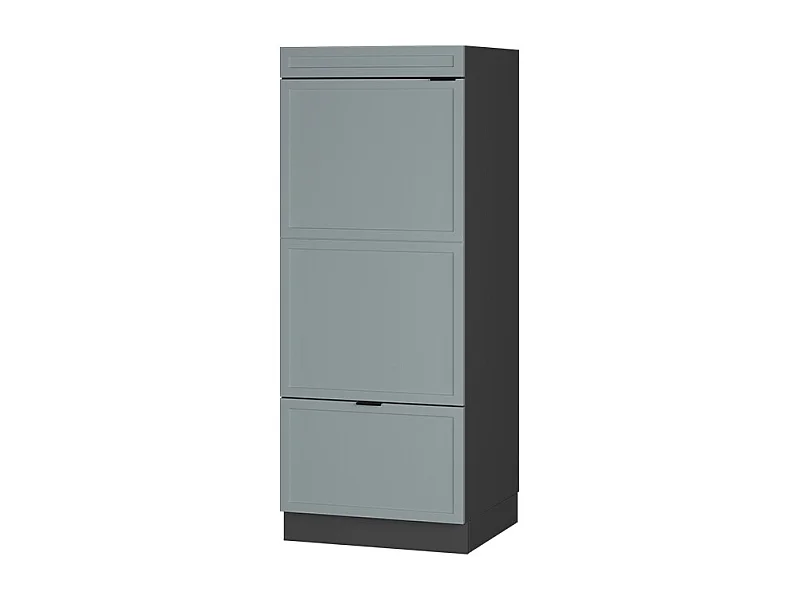 Armoire micro-ondes bleu clair-gris 60x58.1x153.6 fame-line