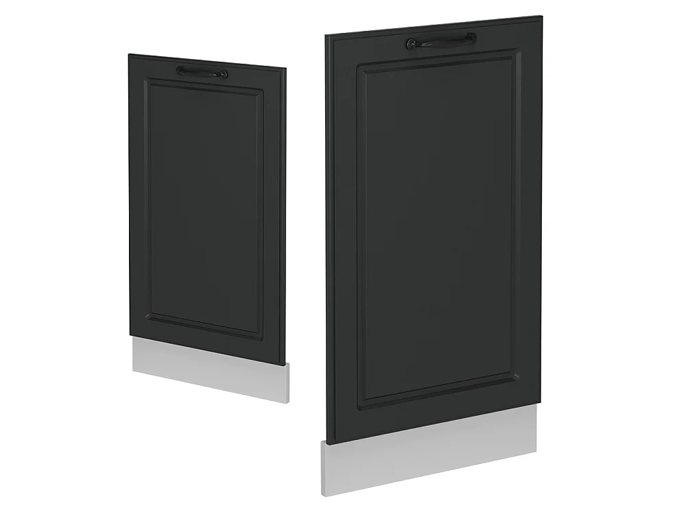 Façade de lave-vaisselle anthracite campagne 45x1.6x81.8 r-line