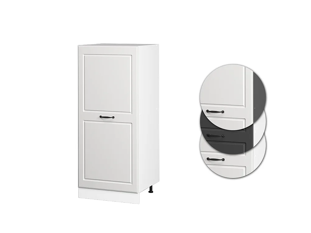 Tall cabinet white country house 60x57x143 r-line