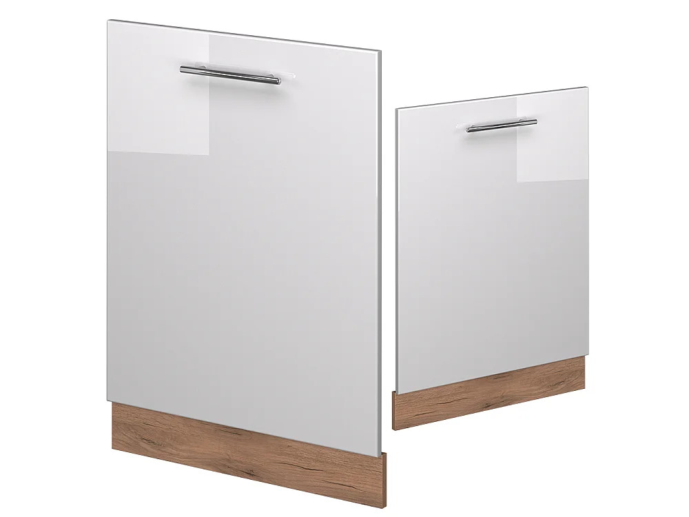 Diskmaskinens frontpanel vit högblank 60x1.6x81.8 fame-line