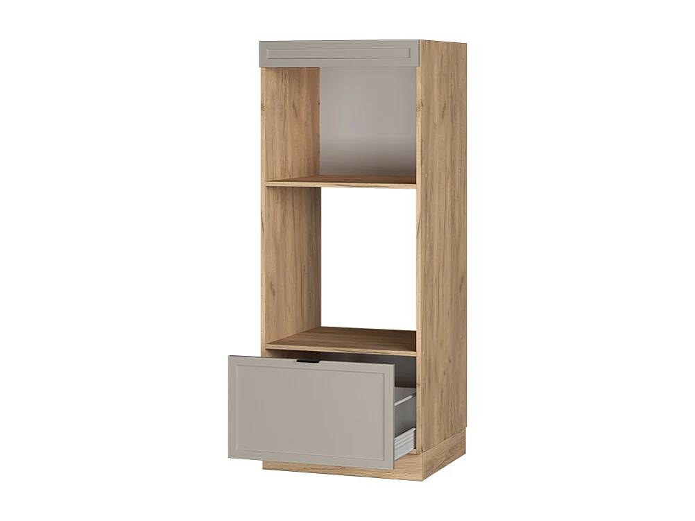 Armoire micro-ondes grisbeige 60x58.1x153.6 fame-line