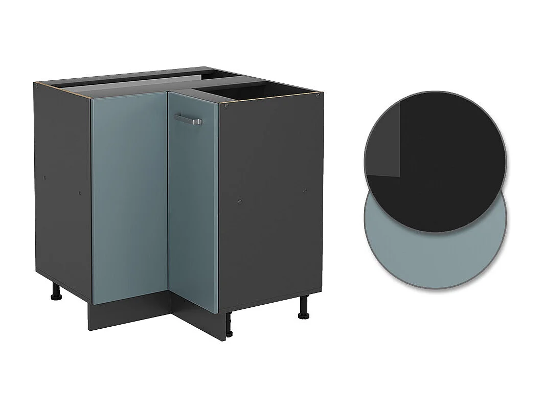 Meuble dangle bleu-gris 75.6x46x81.6 r-line