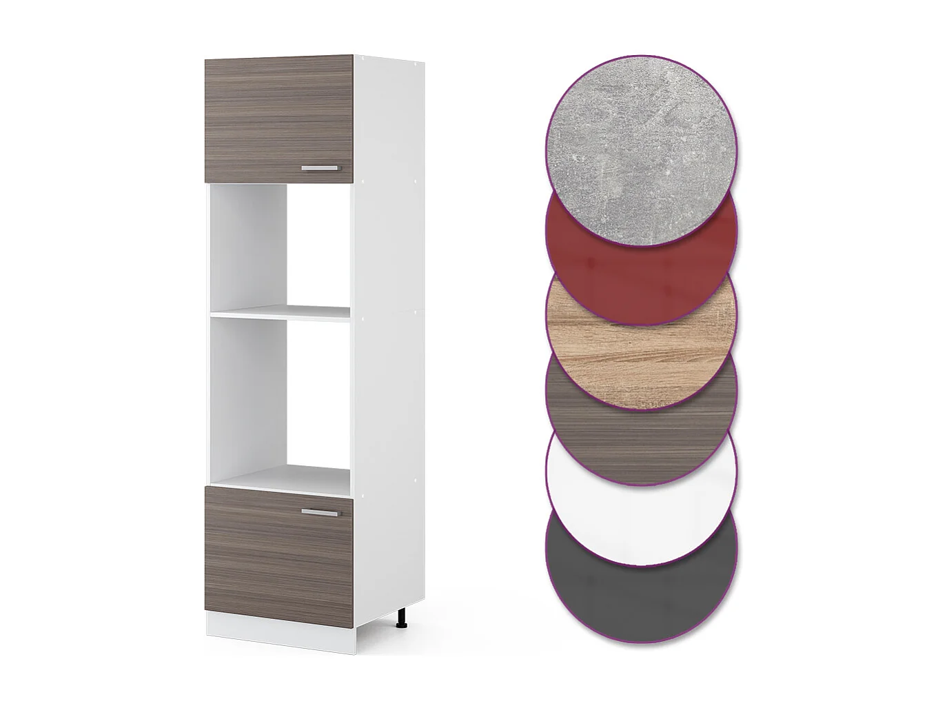 Magnetronkast edel grijs 60x57.2x206.8 r-line