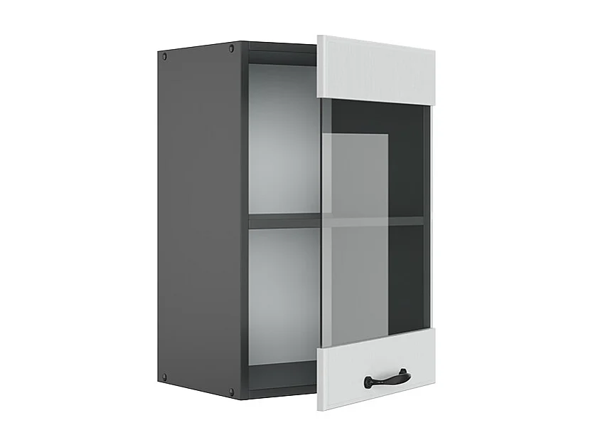 Armoire en verre blanc campagne 40x31x60 r-line