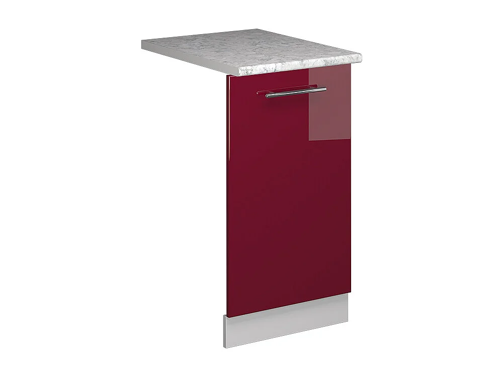 Geschirrspülblende bordeaux hochglanz 45x1.6x81.8 fame-line