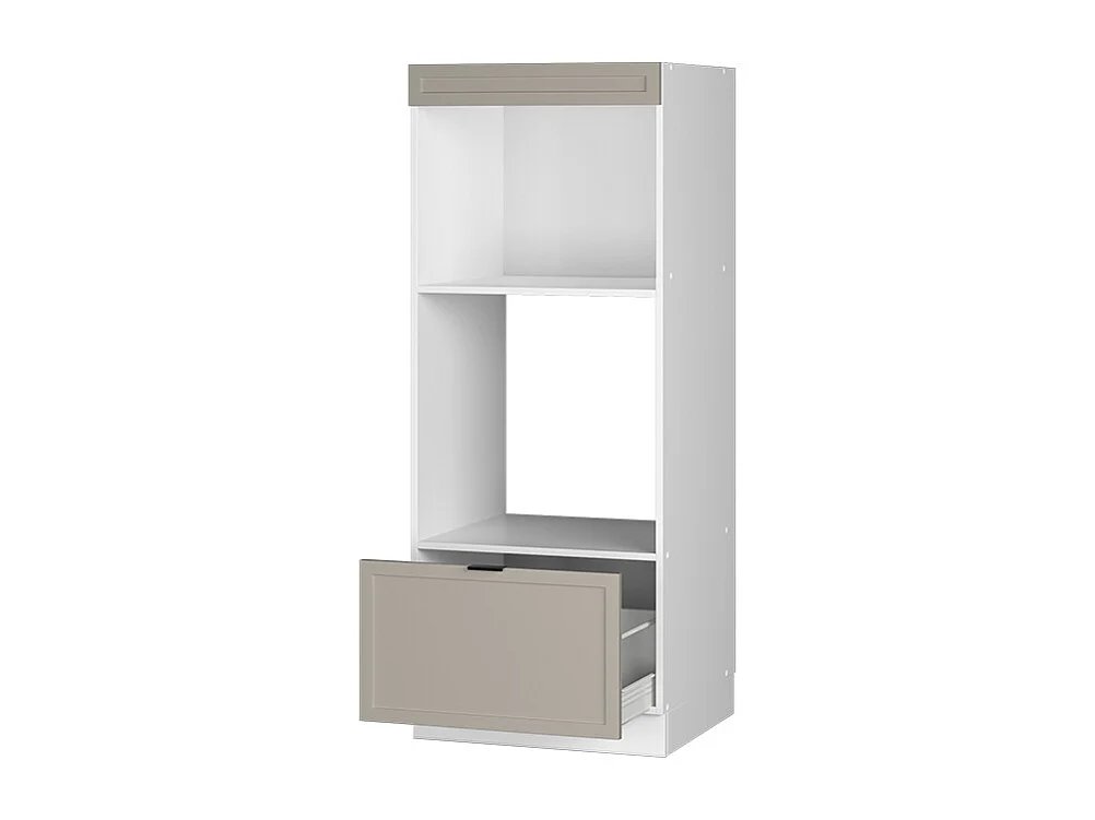 Armoire micro-ondes grisbeige 60x58.1x153.6 fame-line