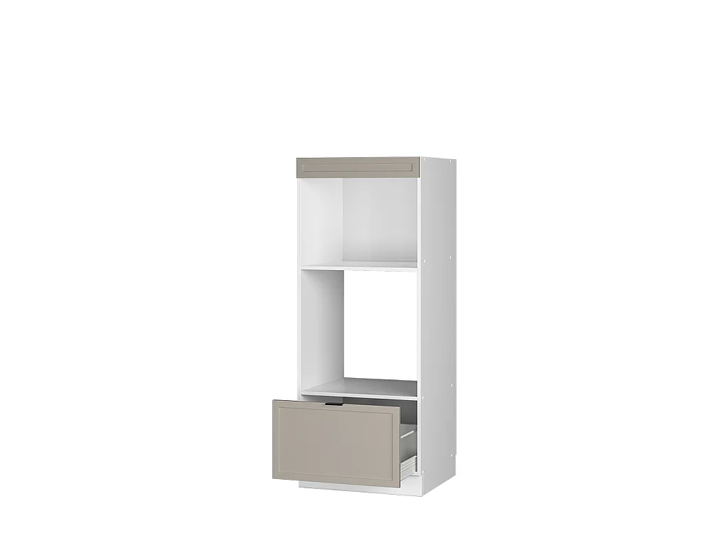 Armoire micro-ondes grisbeige 60x58.1x153.6 fame-line