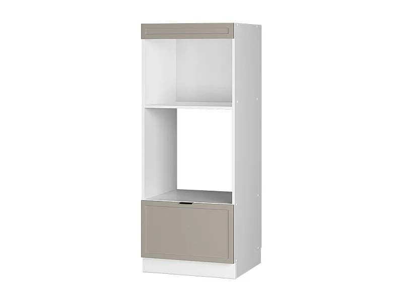 Armoire micro-ondes grisbeige 60x58.1x153.6 fame-line