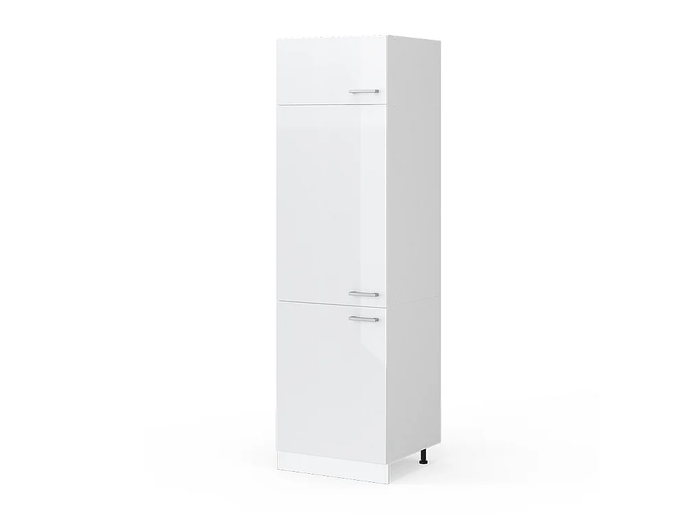 Armario para frigorífico empotrado blanco alto brillo 60x57.2x206.8 r-line