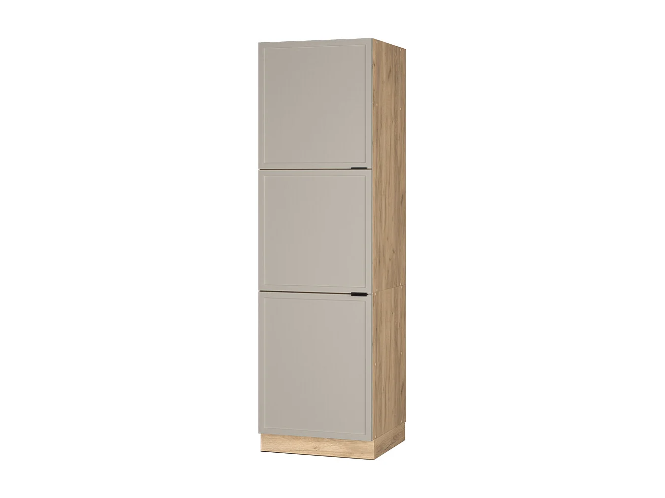 Ovenombouwkast grijsbeige 60x58x206.8 fame-line