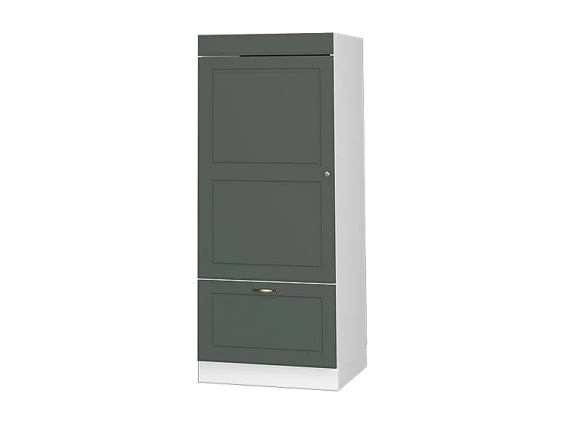Armoire micro-ondes vert or campagne 60x58.1x153.6 fame-line
