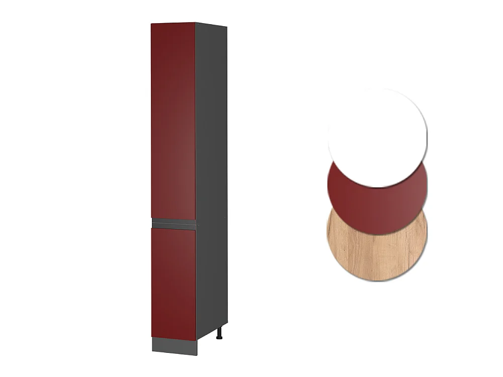 Pharmacy cabinet red 30x57.2x206.8 r-line
