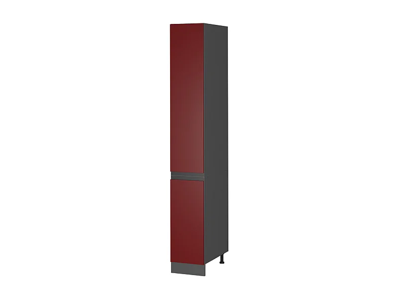 Meuble haute de cuisine rouge 30x57.2x206.8 r-line