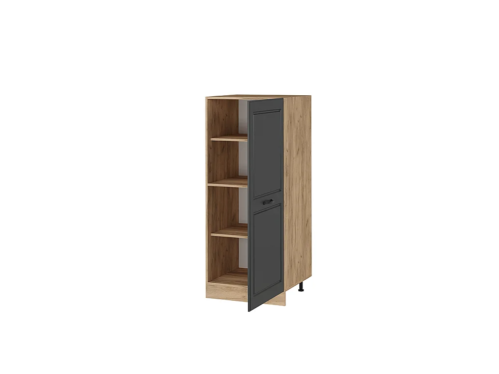 Armoire haute anthracite campagne 60x57x143 r-line