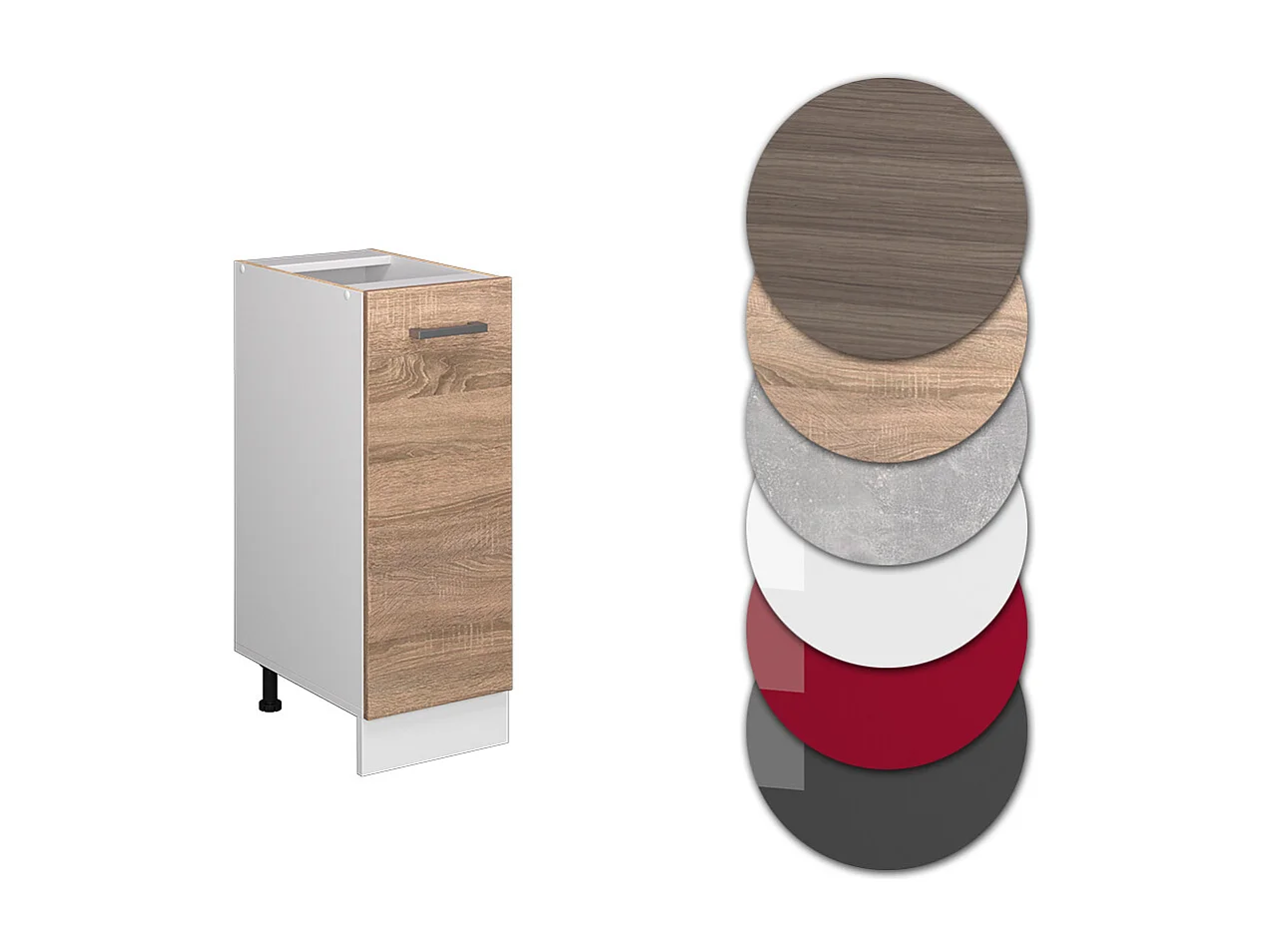 Meuble de cuisine sonoma 30x46x81.6 r-line