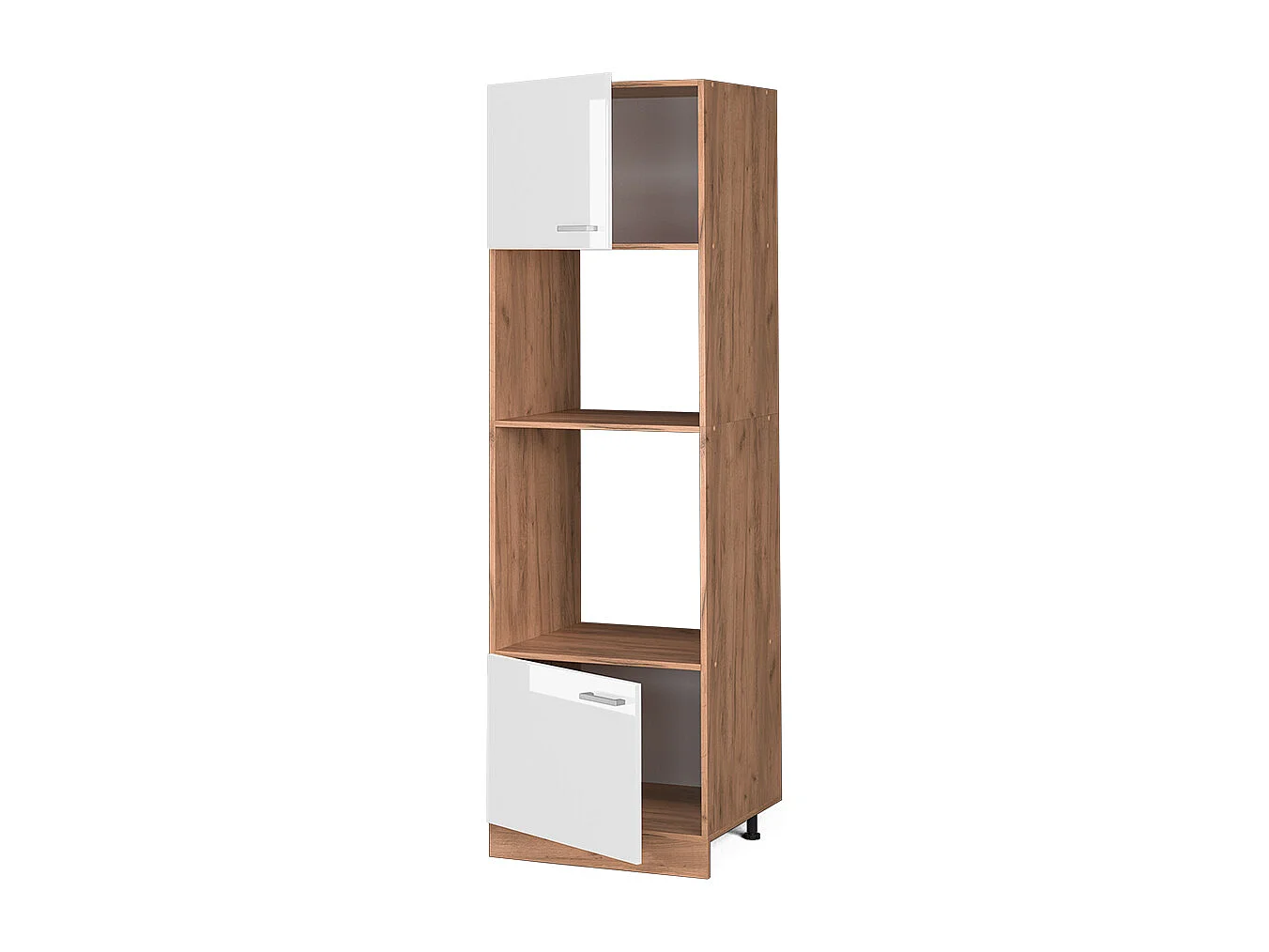 Armoire micro-ondes blanc haute brillance 60x57.2x206.8 r-line