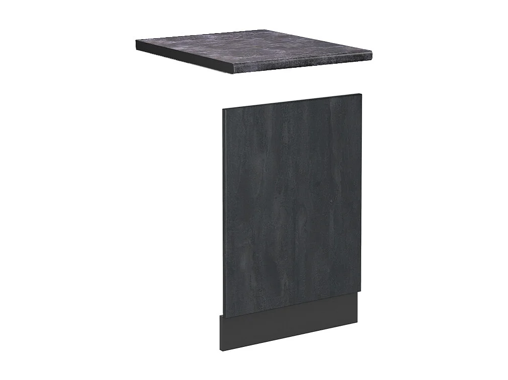 Panel frontal hormigón negro 45x1.6x57.2 r-line