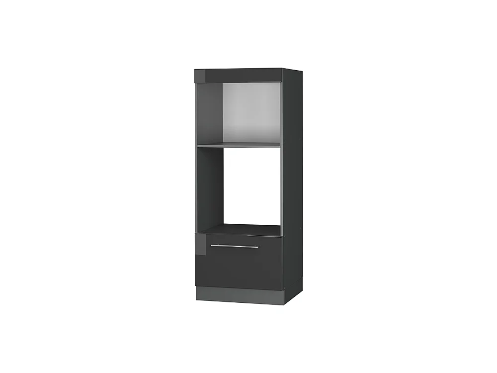 Microwave cabinet anthracite high gloss 60x58.1x153.6 fame-line
