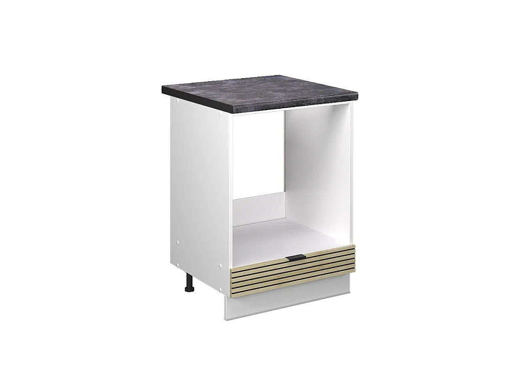 Meuble pour four panneau en chêne 60x60x82 fame-line